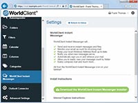 MDaemon - WorldClient - Installing Instant Messaging from WorldClient