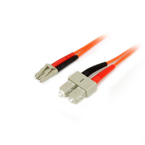 Picture of 1m Multimode 50/125 Duplex Fiber Patch Cable LC - SC