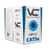 Picture of Vertical Cable 055-453-P-BL 350-MHz Plenum 24AWG UTP FT6 Cat5e Cable