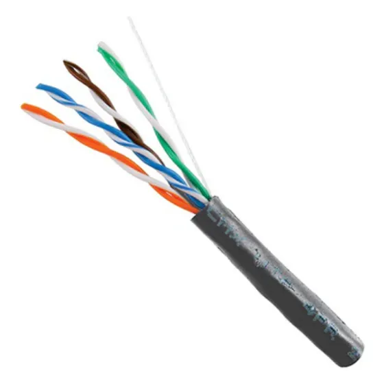 Picture of Vertical Cable 059-484CMX-GY Outdoor UV Rated Cat5e 350-MHz 8-Conductor 4-Pair 24-gauge CMX Solid