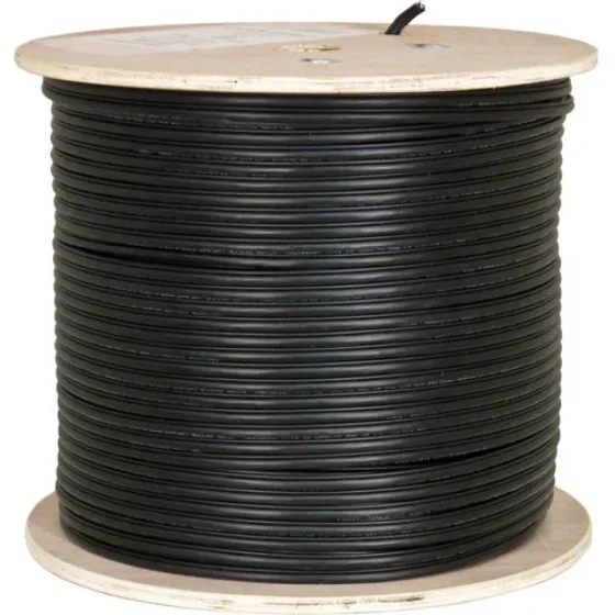 Picture of Vertical Cable 059-498SMESG Shielded Outdoor UV Rated Cat5e 350-MHz 8-Conductor 4-Pair 24-gauge CMX Solid