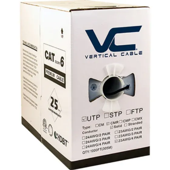 Picture of Vertical Cable 060-487BK CAT6 FT4 304.8-meter (1000-ft) Pull Box