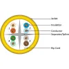 Picture of Vertical Cable 060-494YL Unshielded Riser Rated Cat6 550-MHz 8-Conductor 4-Pair 23-gauge UTP Solid