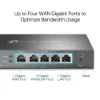 Picture of TP-Link TL-R605 SafeStream Gigabit Multi-WAN VPN Router